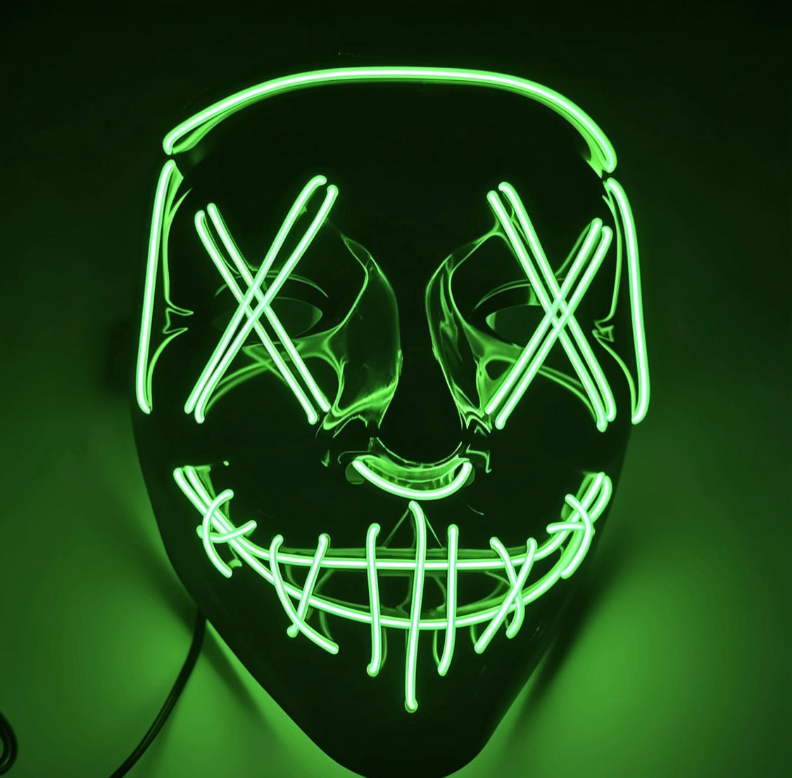Up Trend Luminous V for Vendetta Mask -  LED Cold Light Mask for Ghost Step Dance