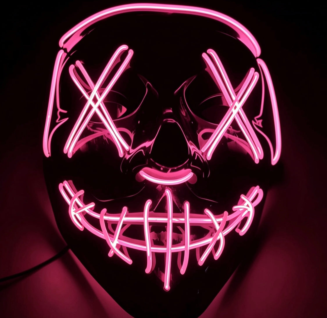 Up Trend Luminous V for Vendetta Mask -  LED Cold Light Mask for Ghost Step Dance